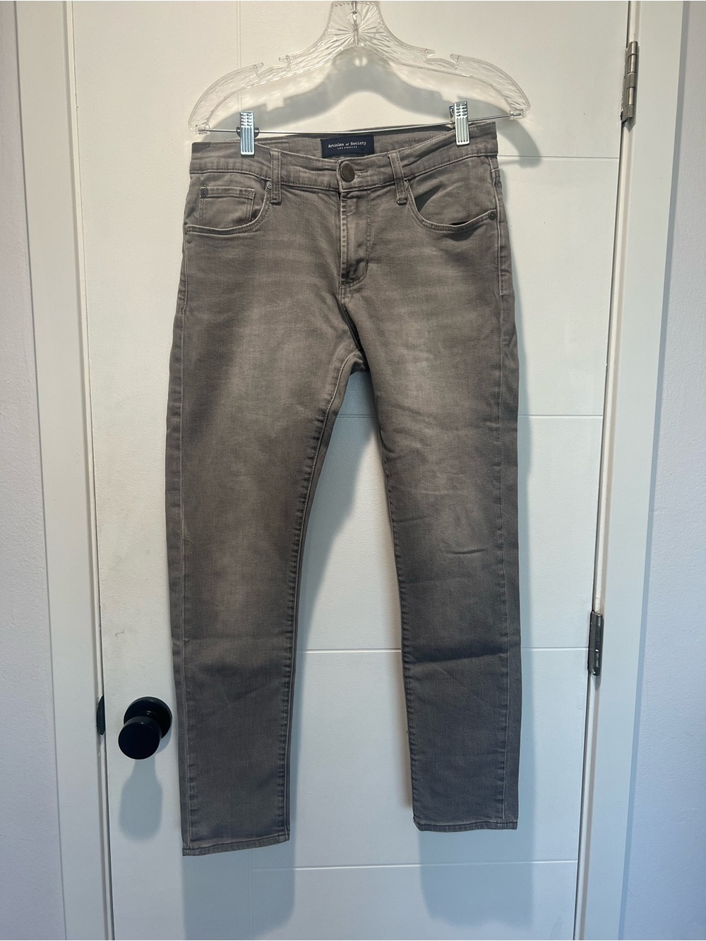 Men's Articles of Society Gray Skinny Fit Jeans- Size 30